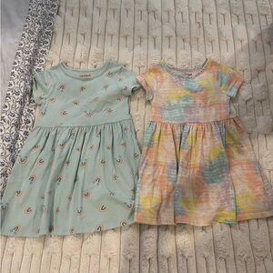 Cat & Jack Rainbow and Tie-Dye Kids Dresses